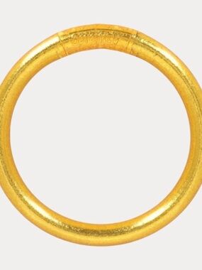 GOLD TZUBBIE ALL WEATHER BANGLE - SERENITY PRAYER